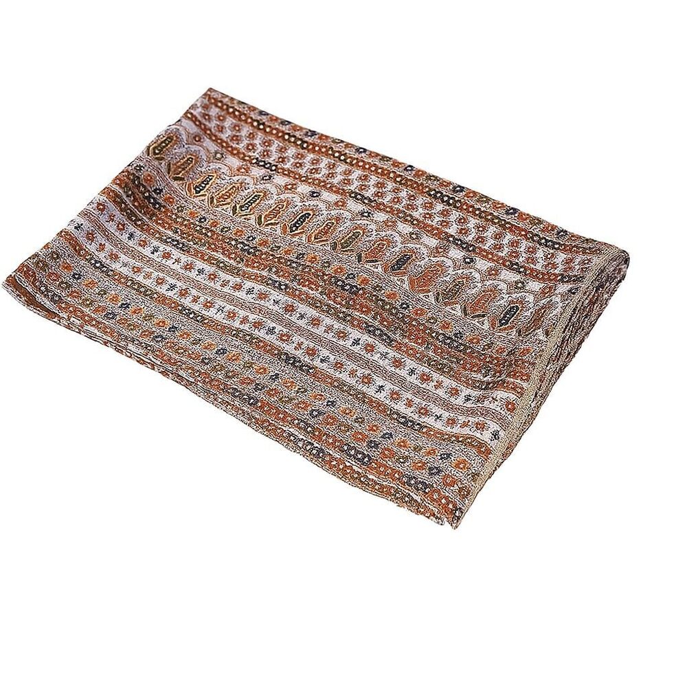 5646 Women's Chinon Dupatta Soft Lightweight Ethnic For Suit